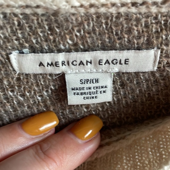AMERICAN EAGLE || Leopard Print  Cozy Sweater Size Small - Picture 3 of 7